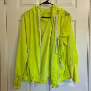 ZYIA Electric Yellow Bomber Jacket - XLarge